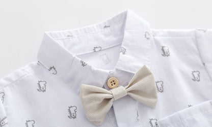 Baby-Boys Bib,Bow Tie